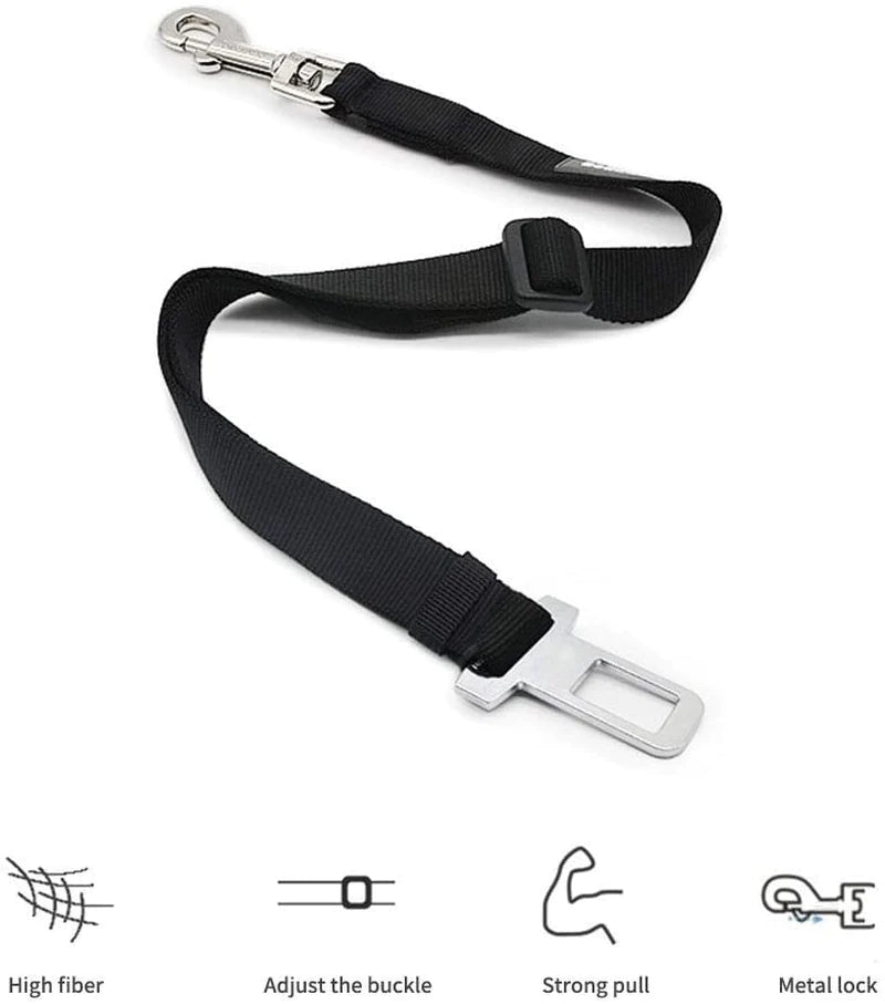 Pet Seat Vehicle Dog Harness with Safety Clip