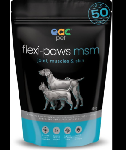 EAC Animal Care - Flexi-Paws MSM Joint, Muscles & Skin - 450g