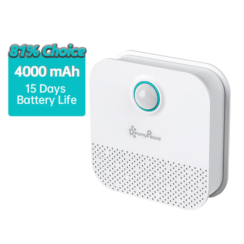 Transform Your Cat's Litter Box Experience with Downypaws 4000Mah Smart Odor Purifier - Keeping Your Home Fresh and Clean!