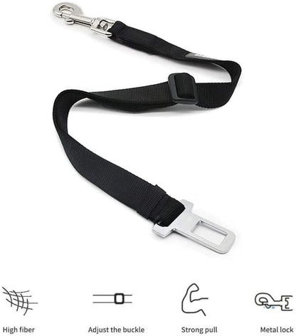 Pet Seat Vehicle Dog Harness with Safety Clip