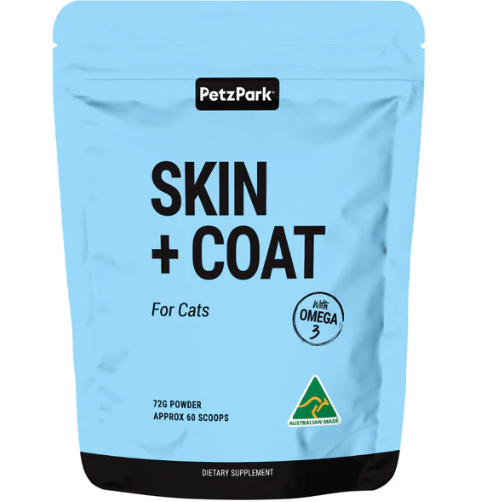 PetzPark Skin + Coat for Cats – 72g Powder