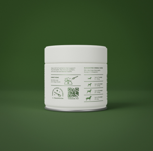 Tandem Super Foods New Zealand Organic Kelp Powder for Dogs – 100g