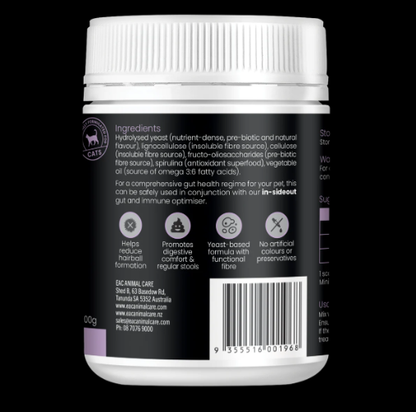 EAC Animal Care Gut & Furball Minimise Furball Accumulation – 100g