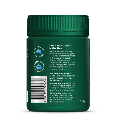 Natural Animal Solutions Gut Balance Probiotic – 80g