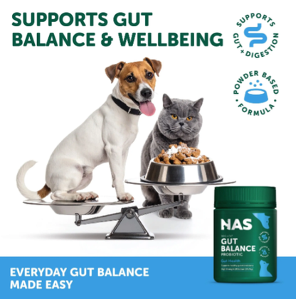 Natural Animal Solutions Gut Balance Probiotic – 80g