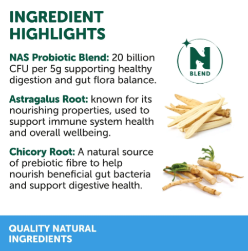 Natural Animal Solutions Gut Balance Probiotic – 80g