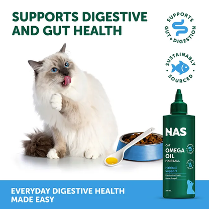 Natural Animal Solutions Omega Oil Hairball – 200ml