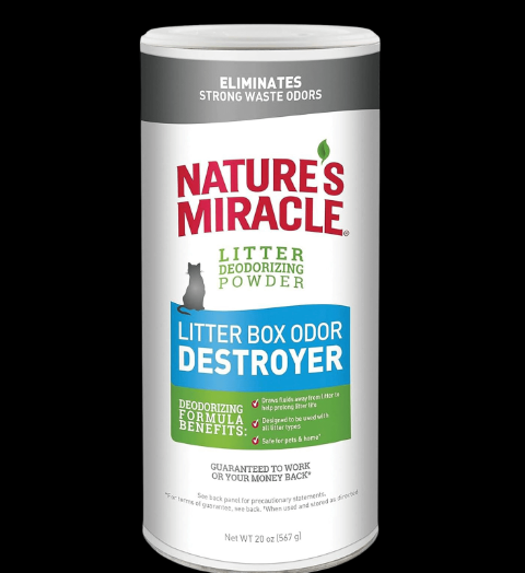 Nature's Miracle Litter Deodorizing Powder – 567g